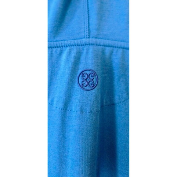 G/Fore Hoodie Mens Blue 1/4 Zip Casual Lightweight Stretch Golf Size XL - Picture 6 of 7